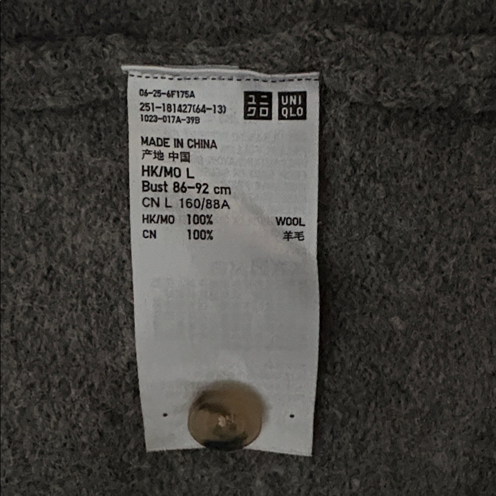INES DE LA FRESSANGE x Uniqlo Wool Cardigan - Picture 3 of 3